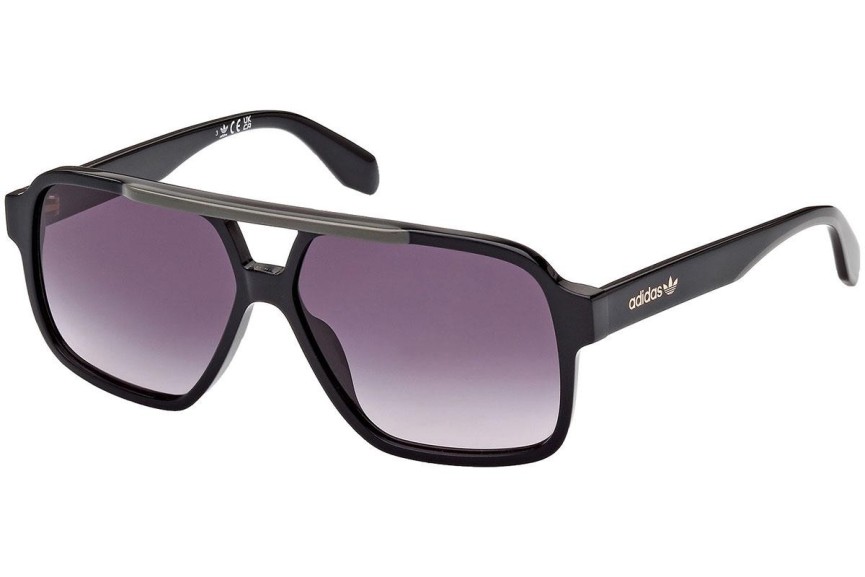 Ochelari de soare Adidas Originals OR0066 01B Pilot Negri