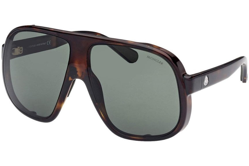Okulary przeciwsłoneczne Moncler ML0206 52N Pilotki (Aviator) Havana