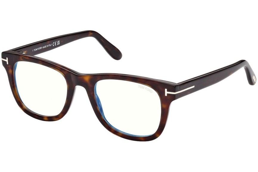 Okulary korekcyjne Tom Ford FT5820-B 052 Kwadratowe Havana