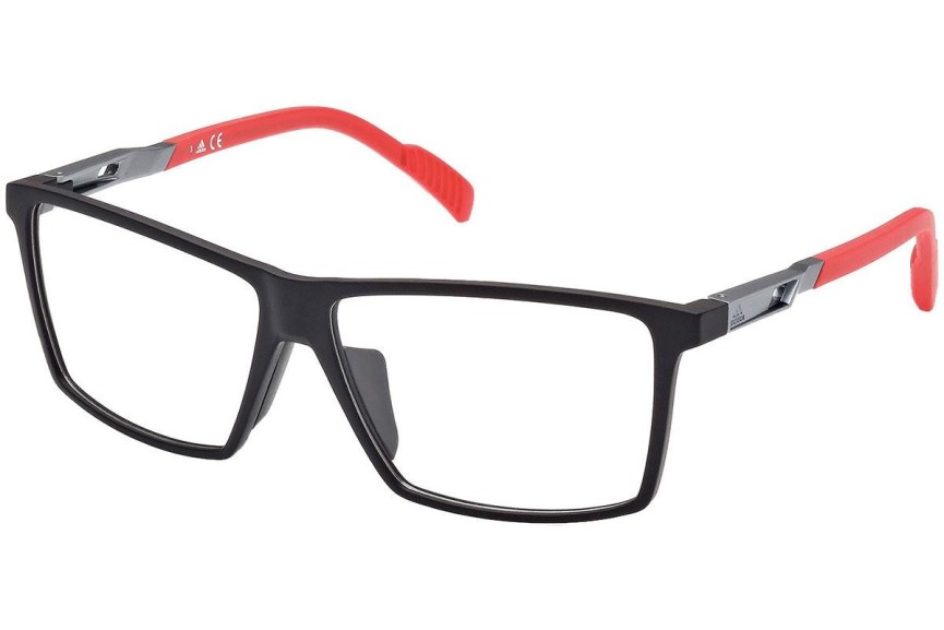 Okulary korekcyjne Adidas Sport SP5018 005 Okrągłe Czarne
