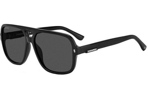 Слънчеви очила Dsquared2 D20003/S 807/IR Пилотни Черна