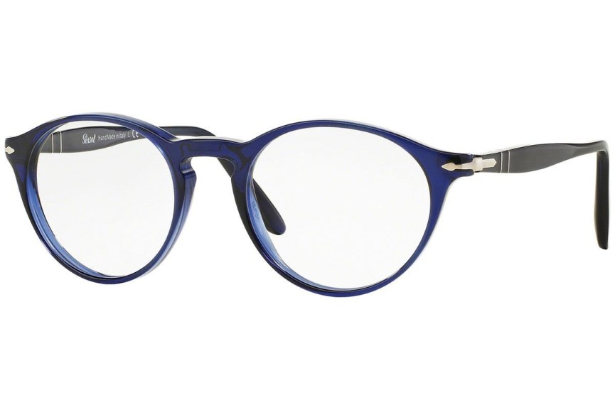 Okulary korekcyjne Persol PO3092V 9038 Okrągłe Niebieskie