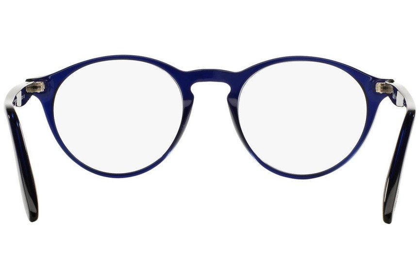 Okulary korekcyjne Persol PO3092V 9038 Okrągłe Niebieskie