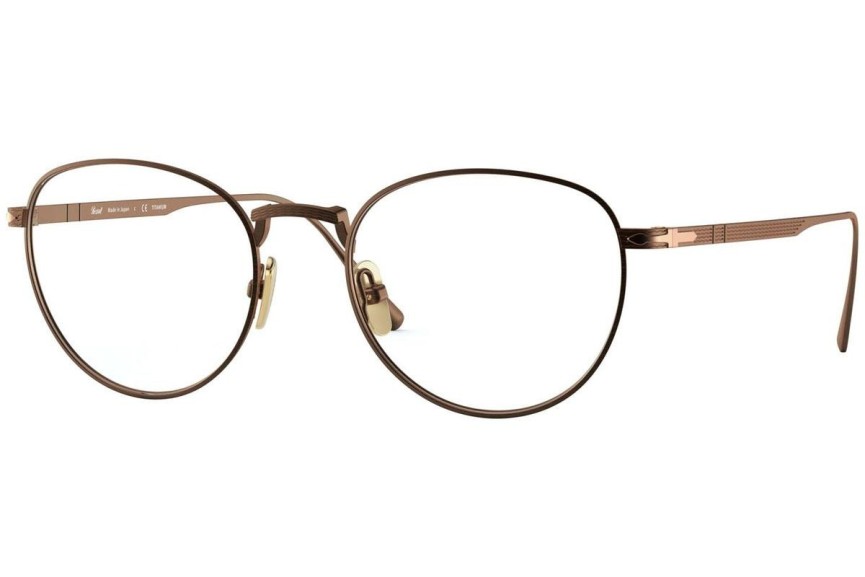 Okulary korekcyjne Persol PO5002VT 8003 Okrągłe Brązowe