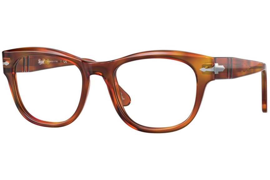 Okulary korekcyjne Persol PO3270V 96 Prostokątne Brązowe