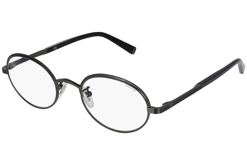 Okulary korekcyjne Police Lewis 8 Lewis Hamilton Collection SPLA29 0568 Owalne Szare