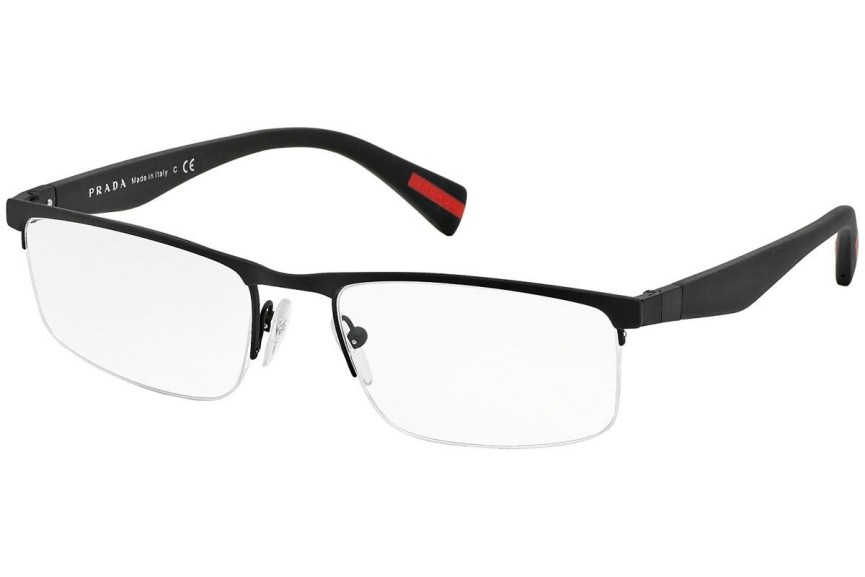 Okulary korekcyjne Prada Linea Rossa PS52FV DG01O1 Prostokątne Czarne