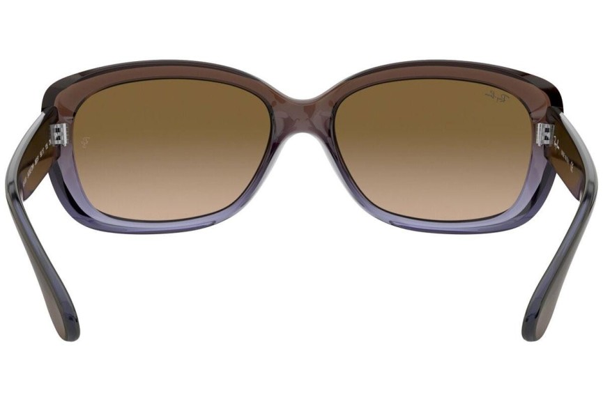 Okulary przeciwsłoneczne Ray-Ban Jackie Ohh RB4101 860/51 Oversize Fioletowe