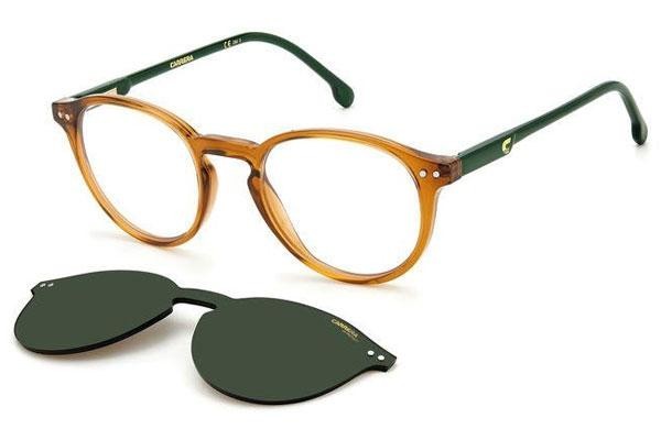 Okulary korekcyjne Carrera CA2039T/CS 10A/QT Okrągłe Beżowe