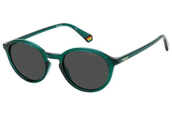 Okulary przeciwsłoneczne Polaroid PLD6125/S 1ED/M9 Polarized Okrągłe Zielone