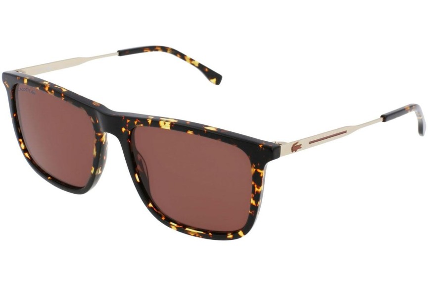 Okulary przeciwsłoneczne Lacoste L945S 214 Kwadratowe Havana