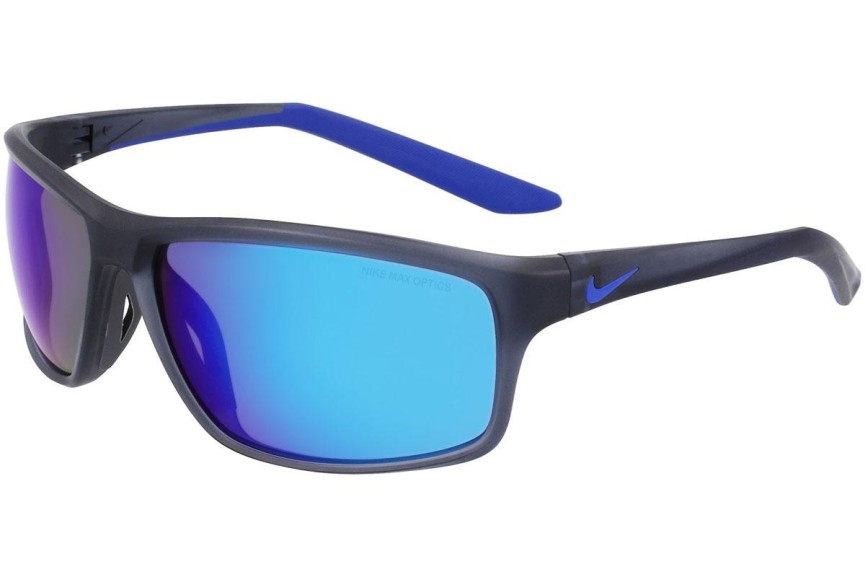 Okulary przeciwsłoneczne Nike Adrenaline 22 DV2155 021 Prostokątne Szare