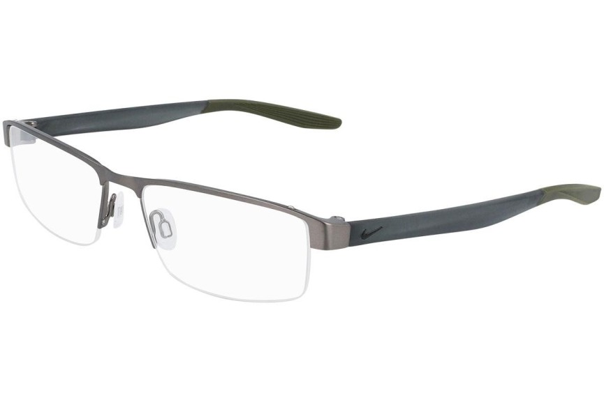 Okulary korekcyjne Nike 8137 075 Prostokątne Szare