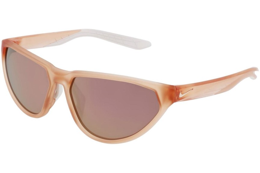 Okulary przeciwsłoneczne Nike Maverick Fierce M DJ0797 664 Kocie oczy Różowe