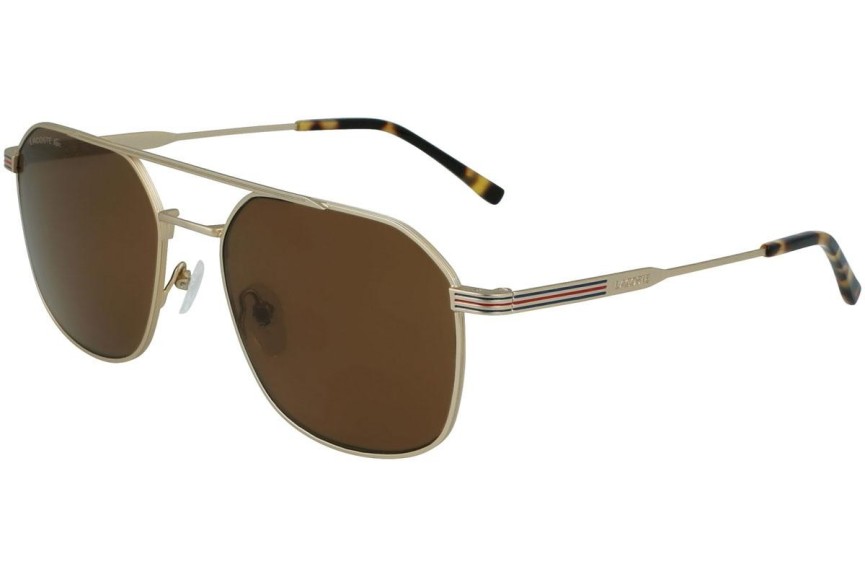 Okulary przeciwsłoneczne Lacoste L244S 710 Kwadratowe Złote