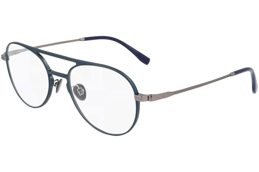 Okulary korekcyjne Lacoste L2274E 424 Pilotki (Aviator) Niebieskie