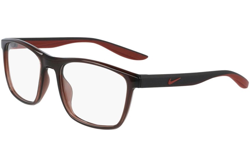 Okulary korekcyjne Nike 7038 201 Kwadratowe Brązowe