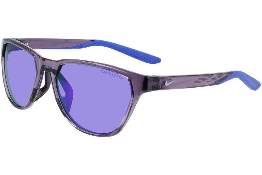 Okulary przeciwsłoneczne Nike Maverick Rise M DQ0870 556 Kwadratowe Fioletowe