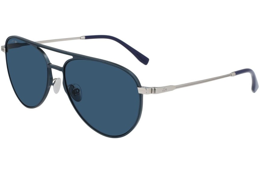 Okulary przeciwsłoneczne Lacoste L243SE 424 Pilotki (Aviator) Niebieskie