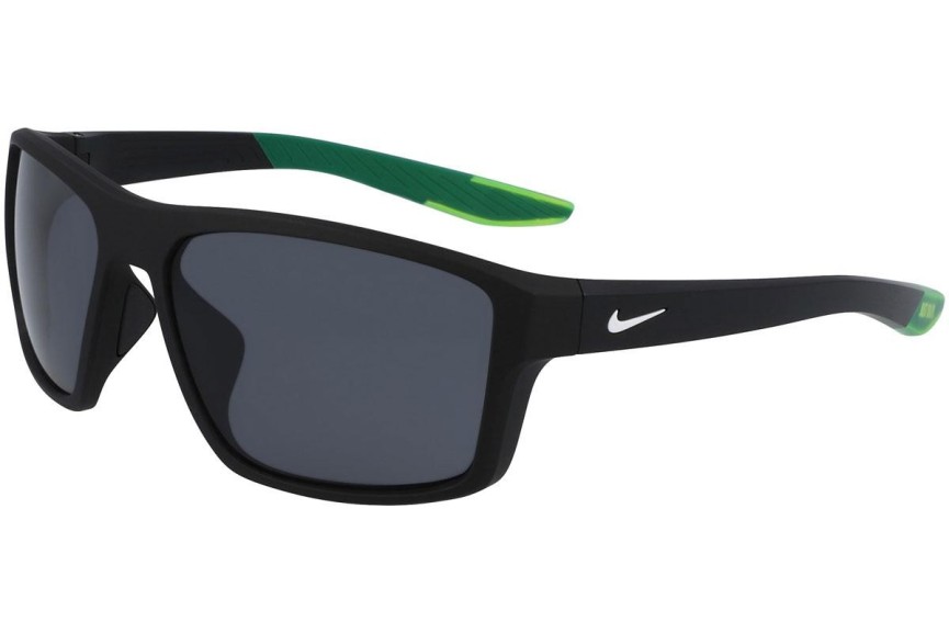 Okulary przeciwsłoneczne Nike Brazen Fury DC3294 010 Prostokątne Czarne