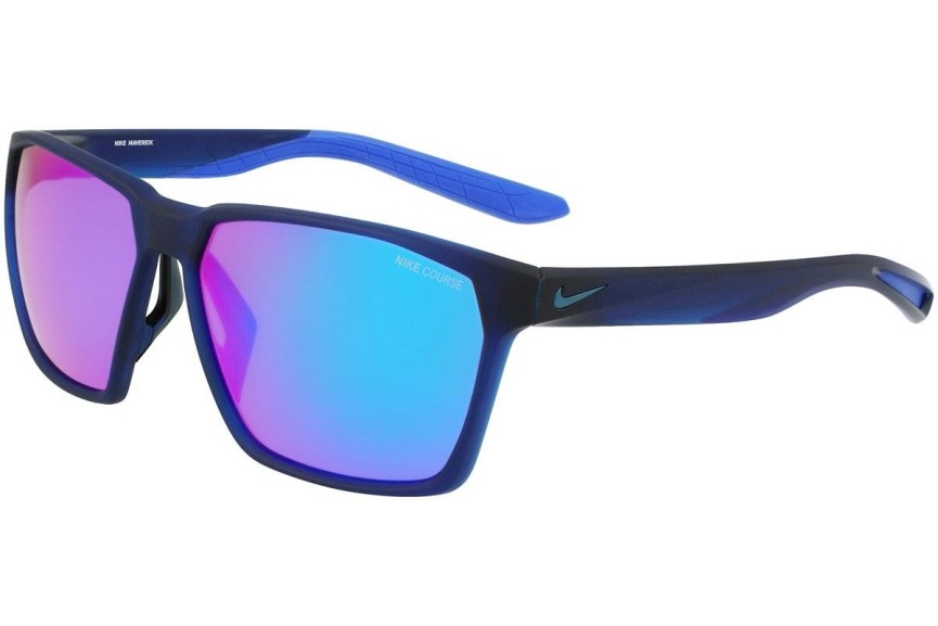 Okulary przeciwsłoneczne Nike Maverick E EV1096 451 Kwadratowe Niebieskie