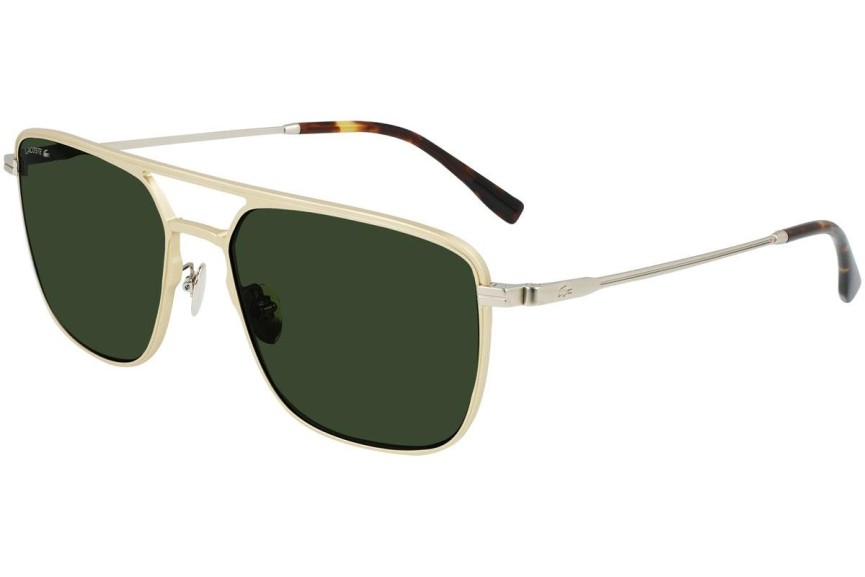 Okulary przeciwsłoneczne Lacoste L242SE 714 Kwadratowe Złote