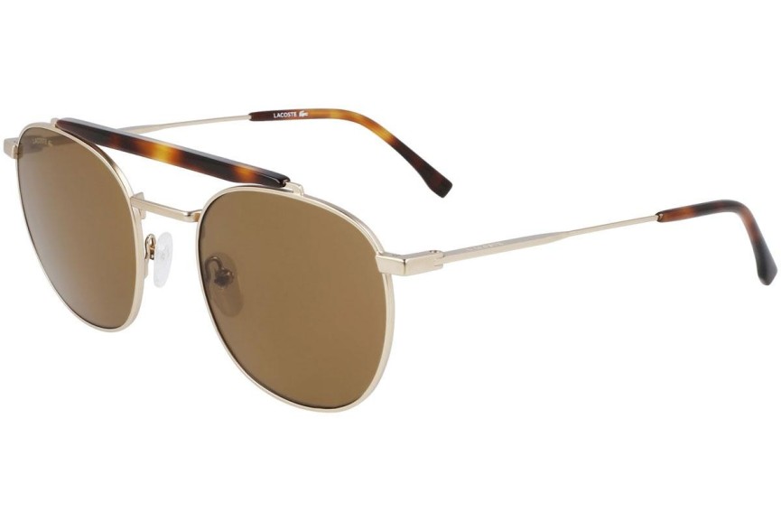 Okulary przeciwsłoneczne Lacoste L241S 714 Okrągłe Złote