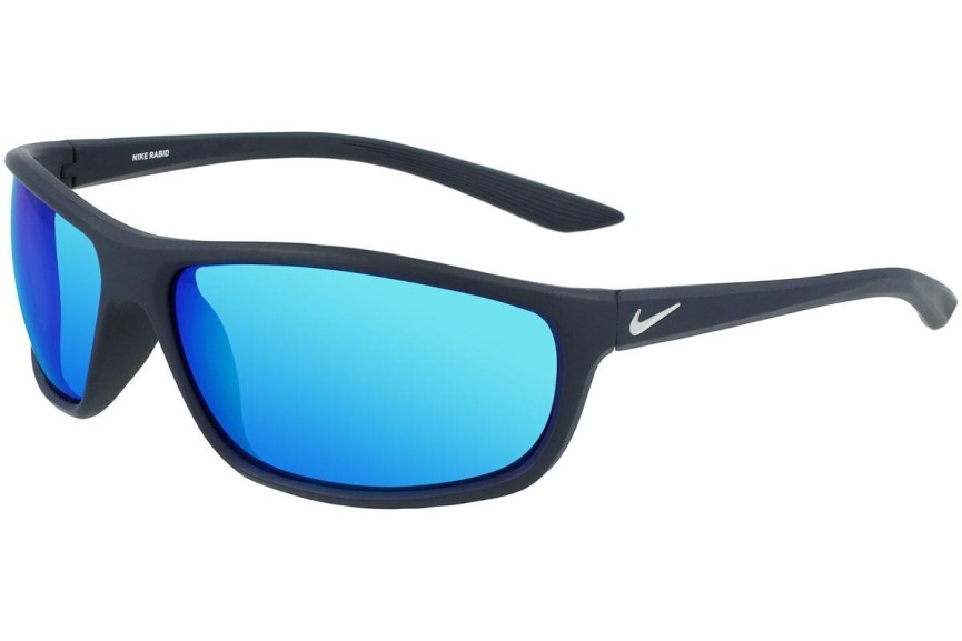 Okulary przeciwsłoneczne Nike EV1110 451 Prostokątne Niebieskie