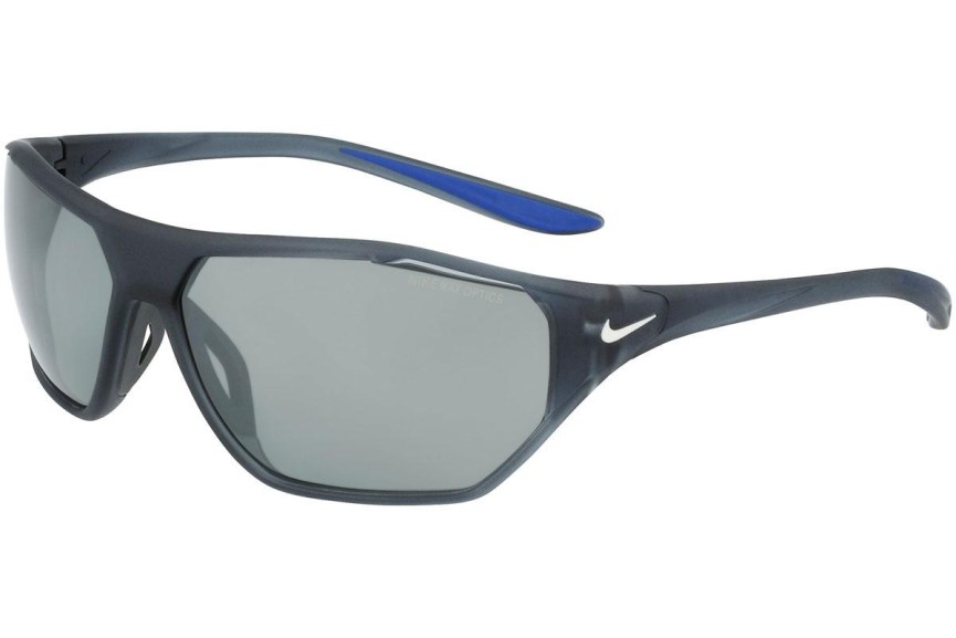 Okulary przeciwsłoneczne Nike Aero Drift DQ0811 021 Prostokątne Szare