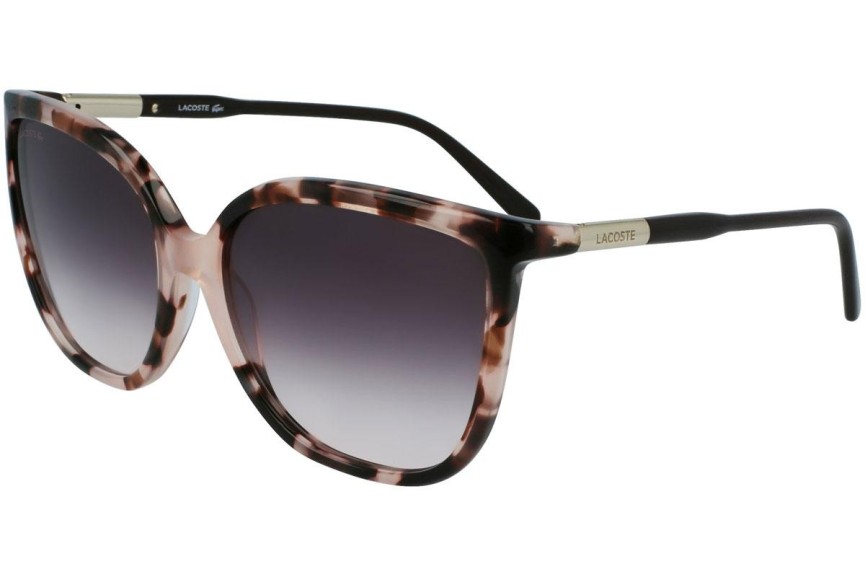 Okulary przeciwsłoneczne Lacoste L963S 610 Oversize Havana