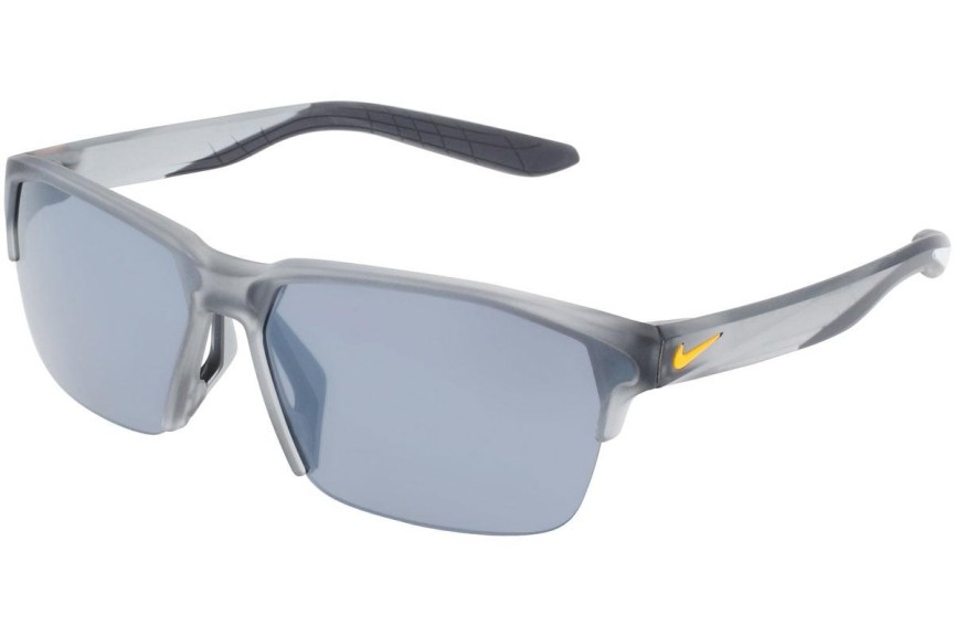 Okulary przeciwsłoneczne Nike CU3748 012 Prostokątne Szare