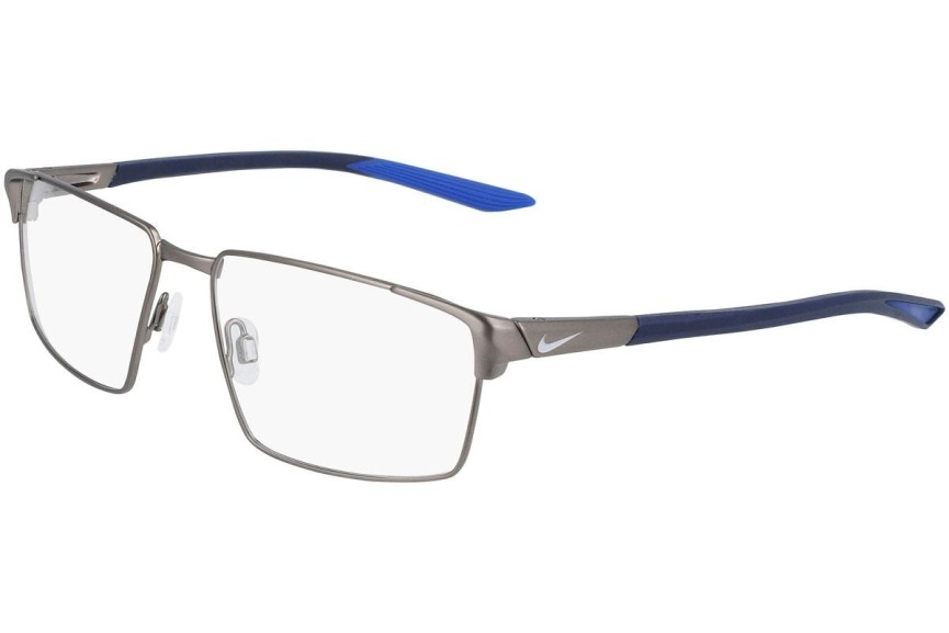 Okulary korekcyjne Nike 8053 074 Prostokątne Szare