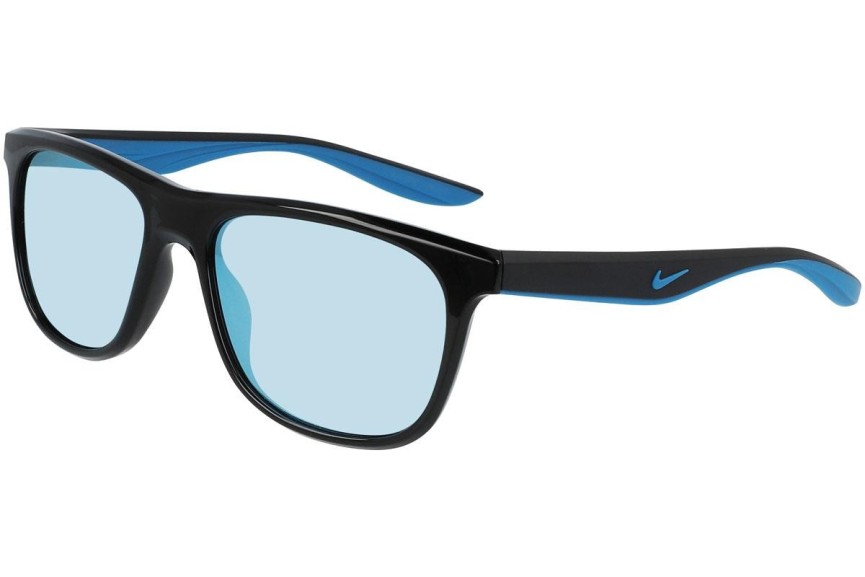 Okulary przeciwsłoneczne Nike Flo M DQ0866 012 Kwadratowe Czarne