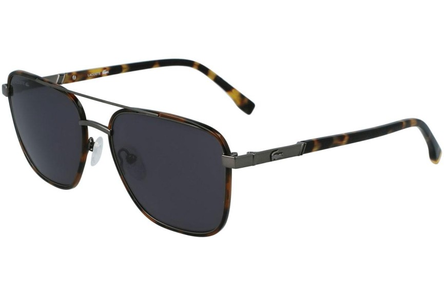 Okulary przeciwsłoneczne Lacoste L245S 021 Kwadratowe Havana