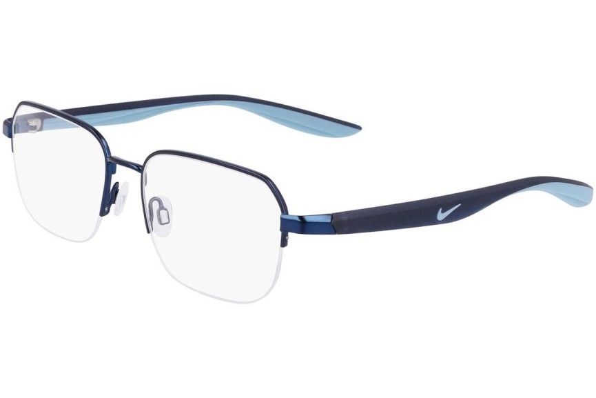 Okulary korekcyjne Nike 8152 410 Kwadratowe Niebieskie