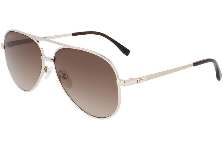 Okulary przeciwsłoneczne Lacoste L233S 714 Pilotki (Aviator) Złote