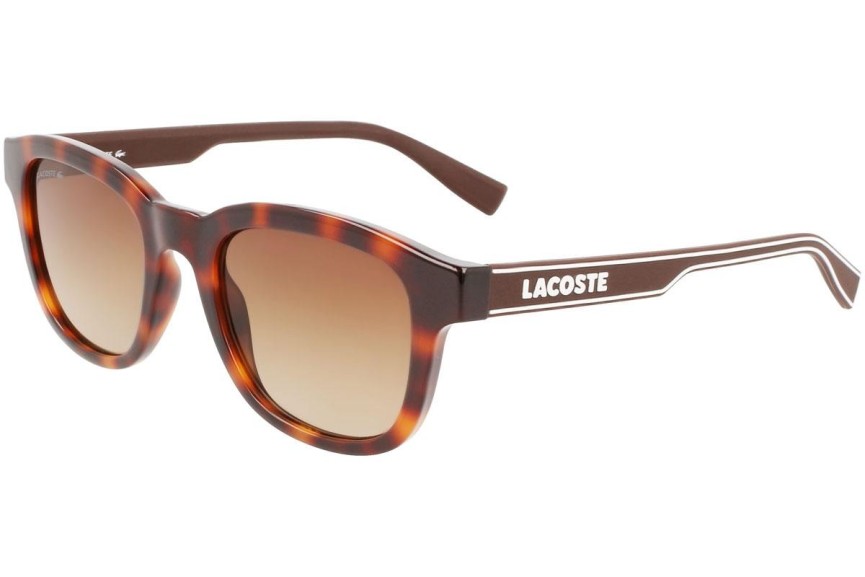 Okulary przeciwsłoneczne Lacoste L966S 230 Kwadratowe Havana