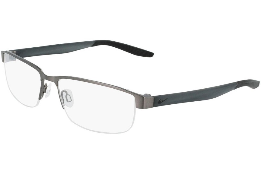 Okulary korekcyjne Nike 8138 071 Prostokątne Szare