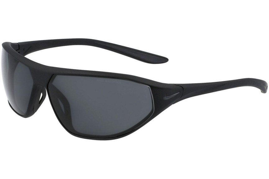 Okulary przeciwsłoneczne Nike Aero Swift DQ0803 010 Prostokątne Czarne