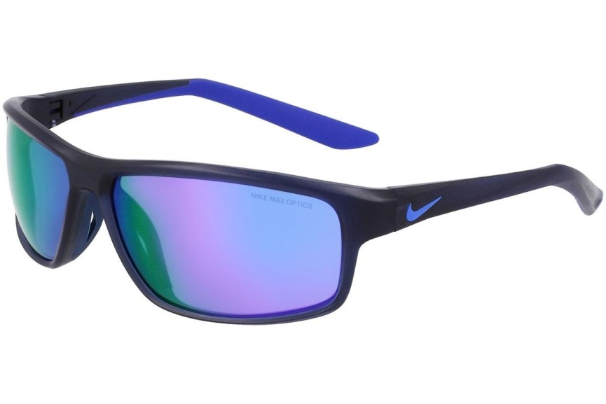 Okulary przeciwsłoneczne Nike Rabid 22 M DV2153 451 Prostokątne Niebieskie