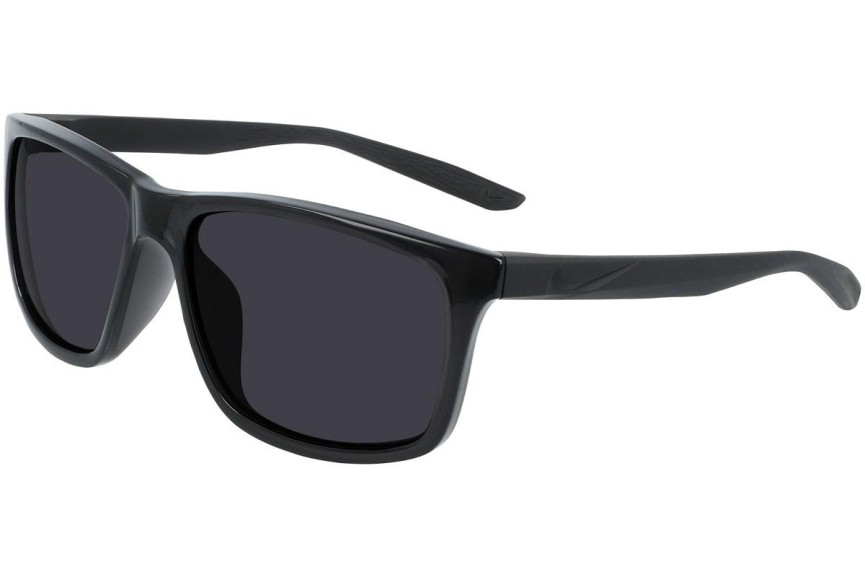 Okulary przeciwsłoneczne Nike Chaser Ascent DJ9918 010 Kwadratowe Czarne