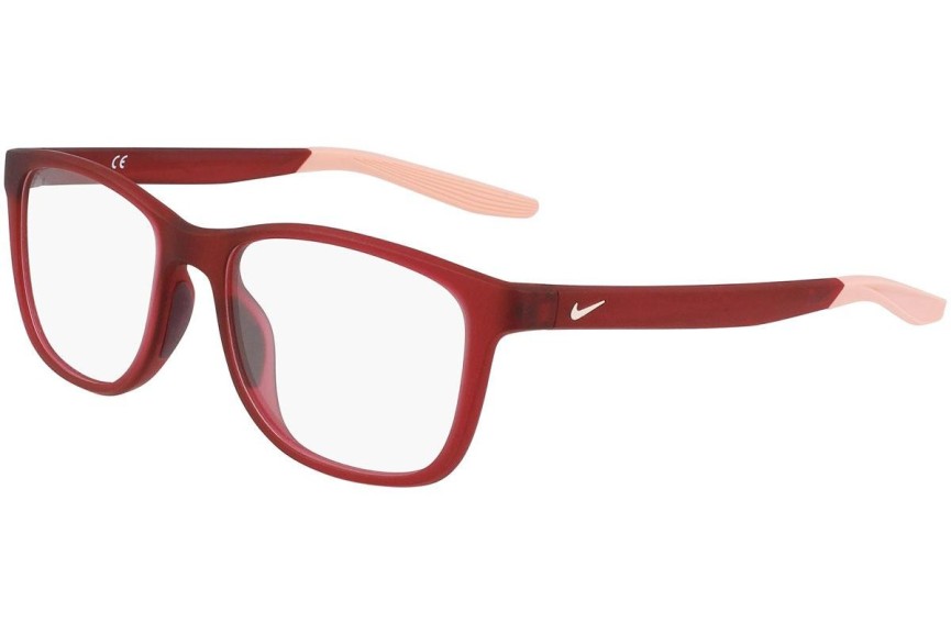 Okulary korekcyjne Nike 5047 605 Prostokątne Czerwone