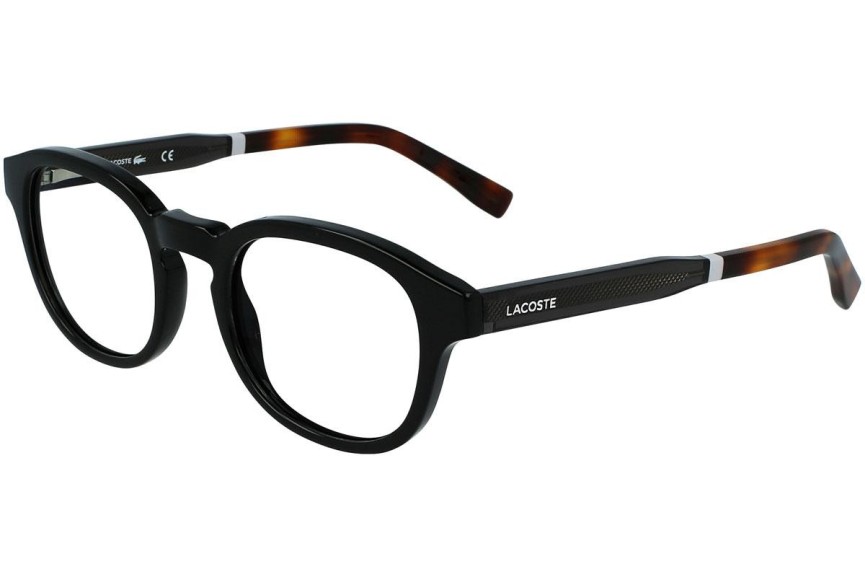 Okulary korekcyjne Lacoste L2891 001 Okrągłe Czarne