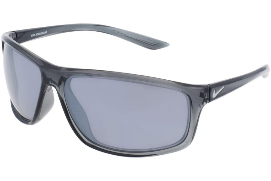Okulary przeciwsłoneczne Nike EV1112 021 Prostokątne Szare