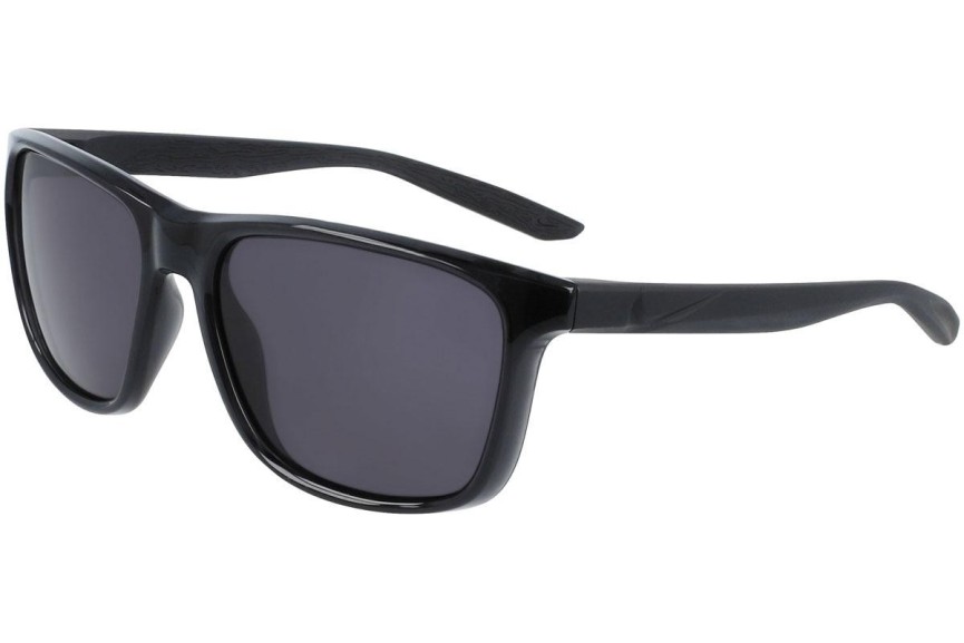 Okulary przeciwsłoneczne Nike Flip Ascent DJ9930 010 Kwadratowe Czarne