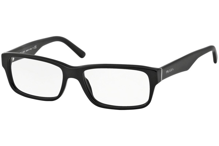 Okulary korekcyjne Prada PR16MV 1BO1O1 Prostokątne Czarne