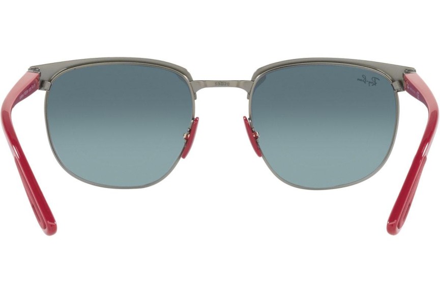 Okulary przeciwsłoneczne Ray-Ban Scuderia Ferrari Collection RB3698M F0723M Kwadratowe Niebieskie