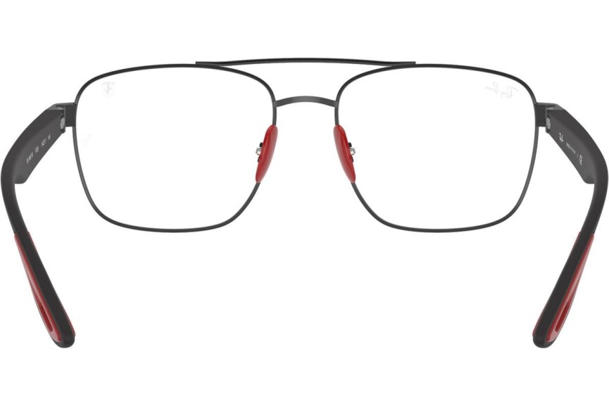 Okulary korekcyjne Ray-Ban Scuderia Ferrari Collection RX6467M F028 Kwadratowe Czarne