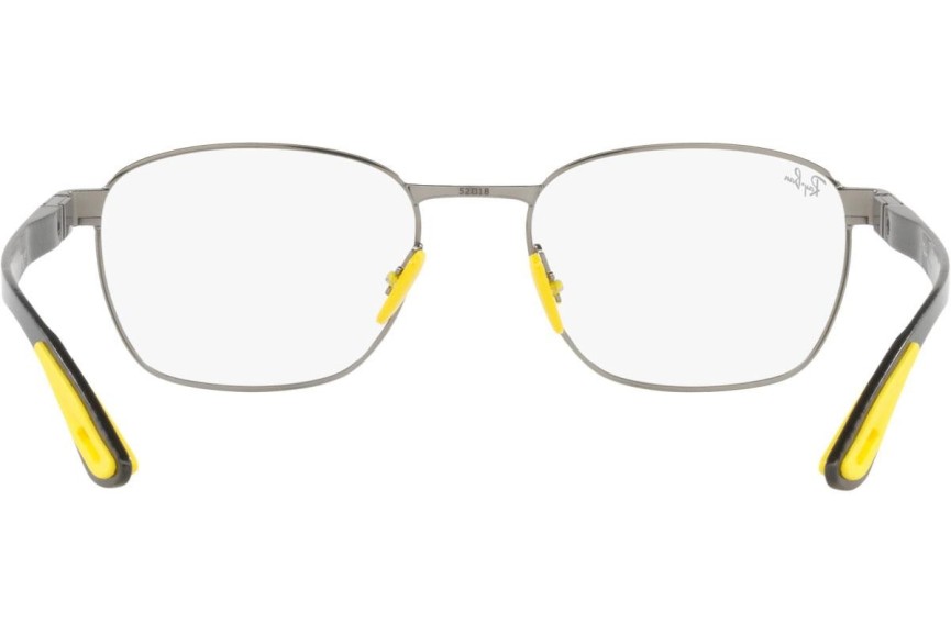 Okulary korekcyjne Ray-Ban Scuderia Ferrari Collection RX6480M F065 Prostokątne Srebrne