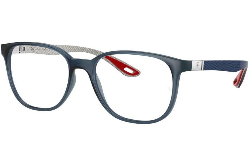 Okulary korekcyjne Ray-Ban Scuderia Ferrari Collection RX8907M F648 Kwadratowe Niebieskie
